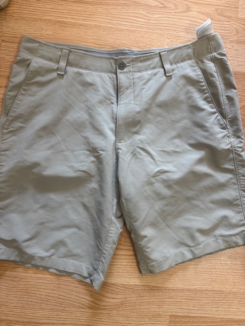 Under Armour Men's Light Khaki Athletic Shorts